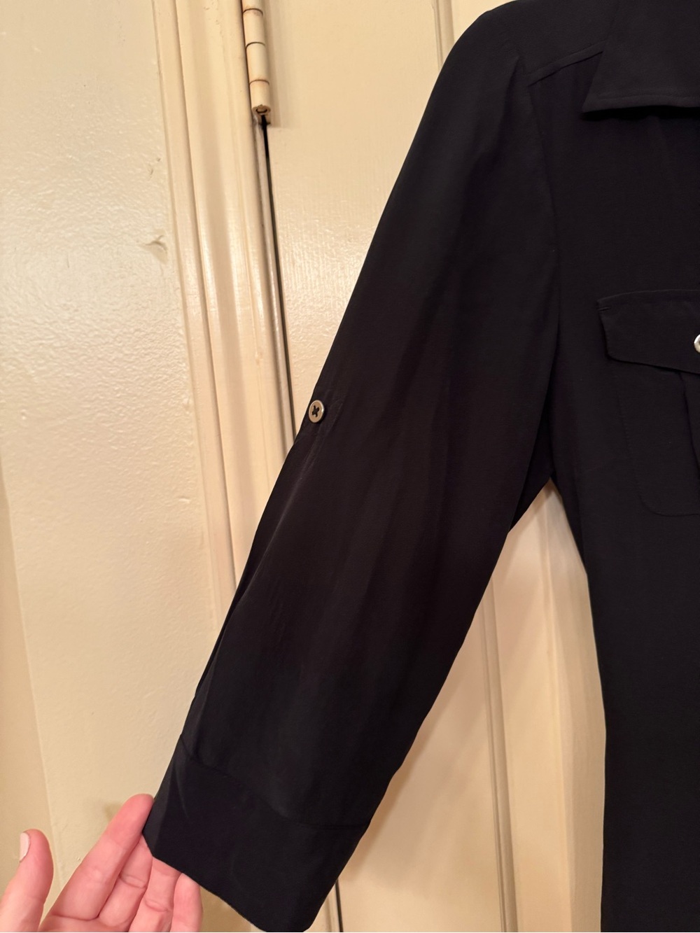 White House Black Market Silk Dress - Picture 4 of 5